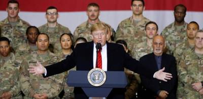 ٹرمپ کا افغانستان کا غیراعلانیہ دورہ، طالبان سے مذاکرات کی بحالی کا اعلان