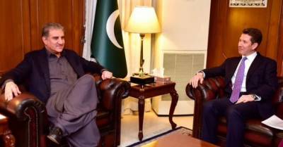 برطانوی ہائی کمشنرکی وزیرخارجہ شاہ محمودقریشی سے ملاقات