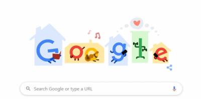 معروف سرچ انجن گوگل نے اپنے ڈوڈل کے ذریعے دنیا بھر کے صارفین کو سماجی دوری اختیار کرنے کا پیغام دے دیا
