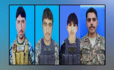 ایل اوسی اورشمالی وزیرستان میں دشمنوں کیساتھ جھڑپ،پاک فوج کے 4 جوان شہید