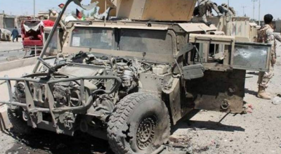 سرچ آپریشن میں افغان فوج کی گاڑی پر حملہ، کمانڈر سمیت 4 ہلاک