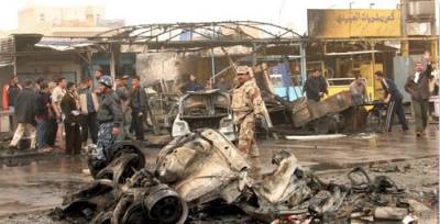 بغداد کے بین الاقوامی ہوائی اڈے کے قریب اتحادی فوج کی بیس پر راکٹ حملے