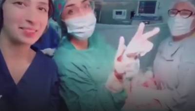 ڈاکٹروں کی آپریشن کے دوران ٹک ٹاک ویڈیووائرل