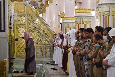 مسجد نبوی میں 27 ویں اور 29 ویں شب کی عبادات کی تیاریاں مکمل