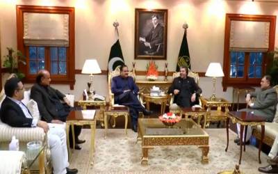 وزیراعلی پنجاب عثمان بزدار سے وزیر مملکت برائے پارلیمانی امور علی محمد خان کی ملاقات