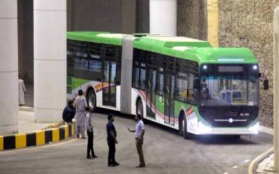 کراچی کے شہریوں کے لئے اچھی خبر ،گرین لائن بس سروس کا آغاز ہفتہ کوہوگا