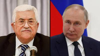 روسی صدر اور فلسطینی ہم منصب کا ٹیلی فونک رابطہ