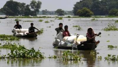 بھارت میں بارش کے سبب سیلاب، 5 لاکھ سے زائد افراد نقل مکانی کرگئے
