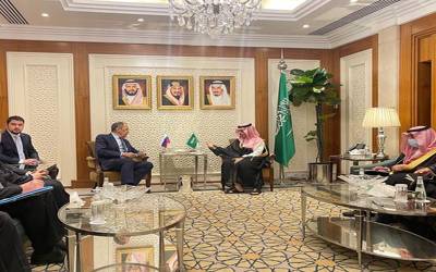  روسی وزیر خارجہ کی سعودی ہم منصب شہزادہ فیصل بن فرحان سے ملاقات