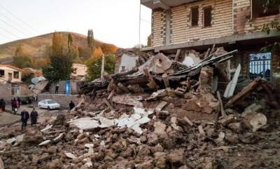ایران میں 6.1شدت کے زلزلے سے زمین لرز اٹھی, پانچ افراد جاں بحق ، متعدد زخمی