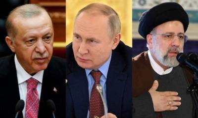 روس ، ایران اور ترکی کے صدور تہران میں اہم ملاقات کریں گے۔