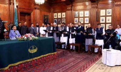 پنجاب کابینہ نے اپنے عہدے کا حلف اٹھالیا