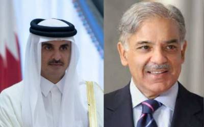 وزیر اعظم شہباز شریف اور امیر قطر امیر شیخ تمیم بن حمد الثانی کے درمیان رابطہ 