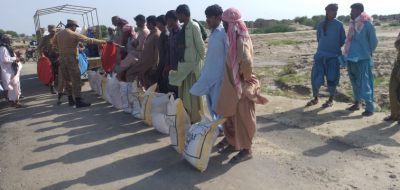 پاک آرمی اور ایف سی بلوچستان کی جانب سے سیلاب زدگان کی بحالی کیلئے امدادی کارروائیاں جاری 