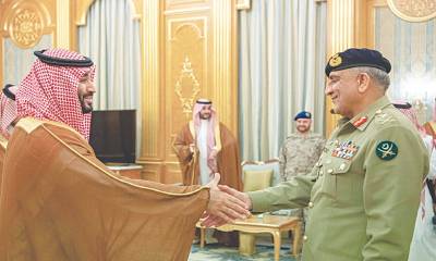  آرمی چیف کا سعودی ولی عہد محمد بن سلمان کو سعودی عرب کا وزیر اعظم بننے پر مبارکباد کا پیغام