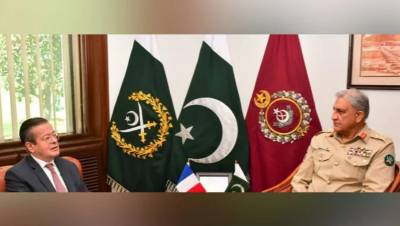 پاکستان فرانس کیساتھ تعلقات کو بہت اہمیت دیتا ہے: آرمی چیف کی فرانسیسی سفیر سے گفتگو