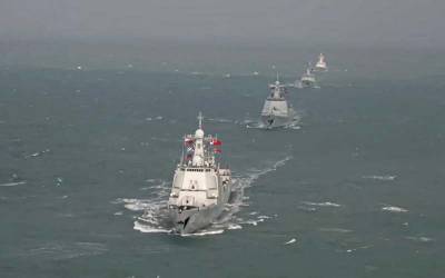 روس اور چین کی مشرقی بحیرہ چین میں بحری مشقیں مکمل