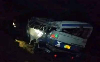 مظفرآباد: مسافر بس گہری کھائی میں جاگرنےسے6 جاں بحق،8زخمی