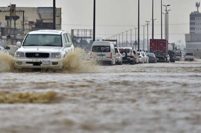 سعودی عرب میں موسلا دھار بارشیں