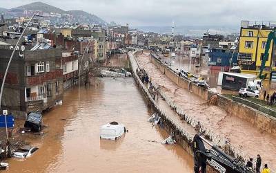  ترکیہ میں طوفانی بارشیں ،سیلاب ،جاں بحق افراد کی تعداد14،متعدد لاپتہ