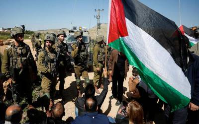 اسرائیلی فوج کی کارروائی ،4فلسطینی نوجوان گرفتار