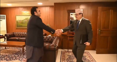 وزیر خارجہ بلاول بھٹو زرداری سے پاکستان میں نیپال کے سفیر تاپس ادھیکاری کی ملاقات 