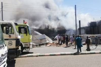 جدہ کی مارکیٹ میں ہولناک آتشزدگی