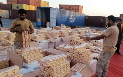 کراچی:کنٹینر سے ایک کروڑ 50لاکھ سے زائد نشہ آور گولیاں برآمد