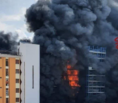 اٹلی: سات منزلہ عمارت میں خوفناک آتشزدگی سے ایک شخص ہلاک، 12 زخمی