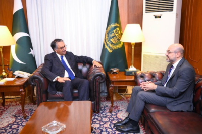 پاکستان میں تعینات یو این ڈی پی کے نمائندہ سیمیول رزک کی نگران وزیر خارجہ جلیل عباس جیلانی سے ملاقات