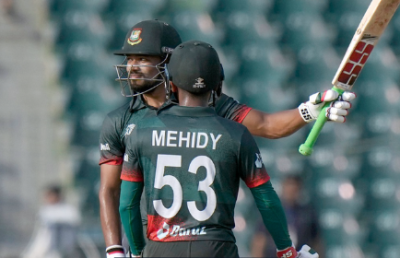 لاہور: بنگلہ دیش نے افغانستان کو جیت کے لیے 335 رنز کا ہدف دے دیا 