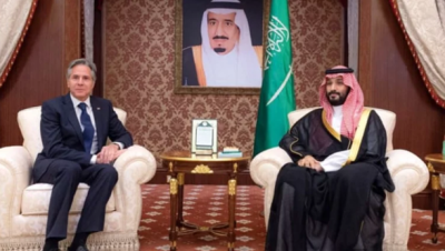 امریکی وزیر خارجہ کی سعودی ولی عہد سے ملاقات