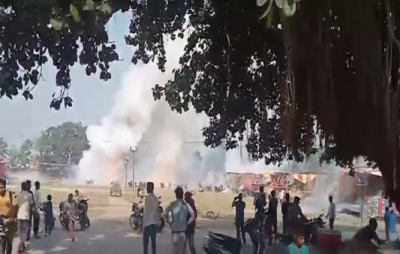بھارت میں پٹاخوں کی دکان میں آتشزدگی سے 9 افراد جھلس گئے