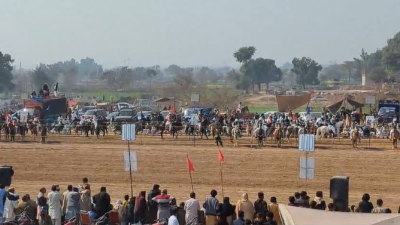 منڈی بہاؤالدین  کی تاریخ کی سب سے بڑی نیزہ باٰزی  