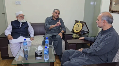 وفاقی وزیرداخلہ محسن نقوی کی امیر جماعت اسلامی حافظ نعیم الرحمن سے ملاقات