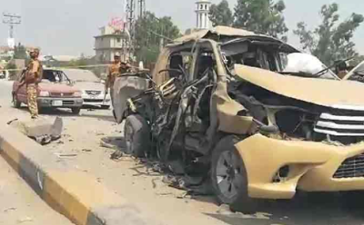 بھارتی آلہ کار بی ایل اے کا سکیورٹی فورسز کی گاڑی پر بم حملہ، 7 اہلکار شہید