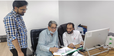 شعبہ امدو رفت حجاج مدینہ، عبدالعزیز ظہور نمایندہ نوائے وقت سے گفتگو کرتے ہوئے