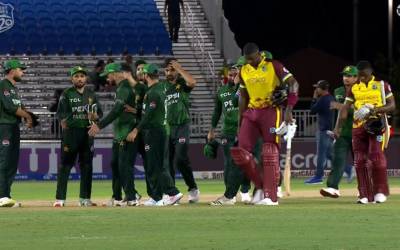 ٹی ٹوئنٹی سیریز: پاکستان کا فاتحانہ آغاز، ویسٹ انڈیز کو پہلے میچ 14 رنز سے شکست دے دی۔