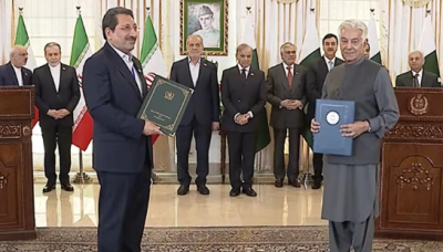 پاکستان اور ایران کے درمیان 13 معاہدوں اور مفاہمتی یادداشتوں پر دستخط 