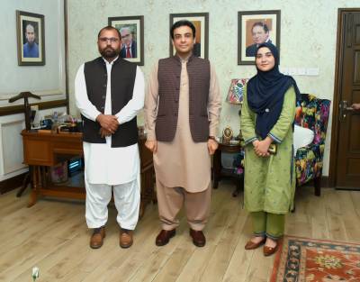 لاہور میں حمزہ شہباز سے مسلم لیگ ن جرمنی کے وفد کی ملاقات