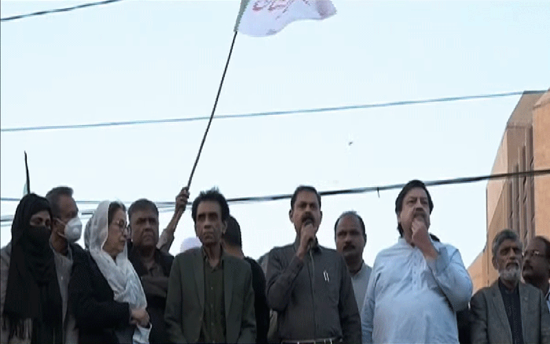 کراچی میں متحدہ اپوزیشن کا بلدیاتی قانون کیخلاف احتجاج اور دھرنا دینے کا اعلان